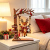Wooden Santa Claus Christmas Tabletop Centerpiece