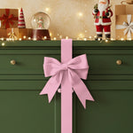 Red Velvet Christmas Cabinet Bows