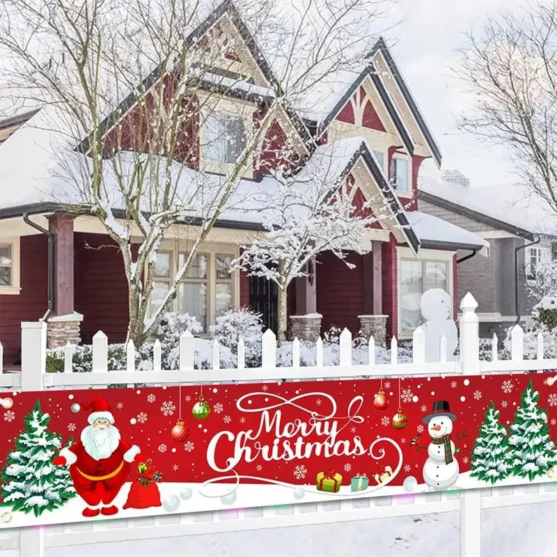 Christmas Outdoor Holiday Banner