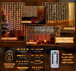 LED Curtain String Lights