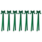Red Velvet Christmas Cabinet Bows