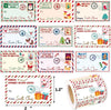Santa Christmas Gift Tags Stickers