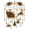 Adorno colgante de Navidad de acrílico