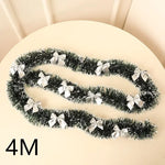 Green Metal Wire Christmas Tree Garland
