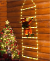 Climbing Santa Claus LED Ladder Light