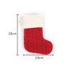 Knitted Alphabet Christmas Stockings