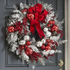 Festive Holiday Christmas Wreath