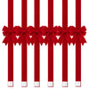 Red Velvet Christmas Cabinet Bows