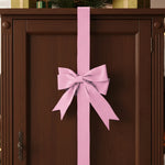 Red Velvet Christmas Cabinet Bows
