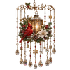 Adorno colgante de Navidad de acrílico