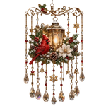 Adorno colgante de Navidad de acrílico