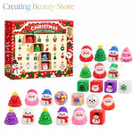 Silicone Mochi Squishy Toys Christmas Advent Calendar