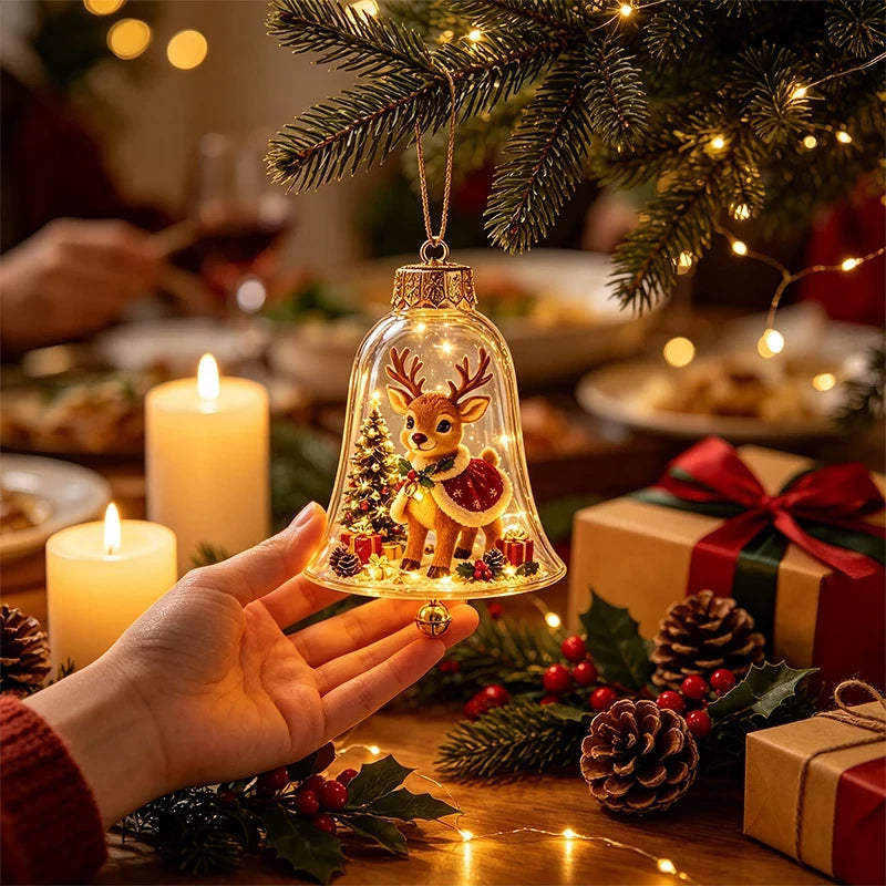 Full Collection Of Transparent Light Up Holiday Ornaments