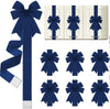 Red Velvet Christmas Cabinet Bows