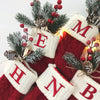 Knitted Alphabet Christmas Stockings