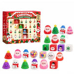 Silicone Mochi Squishy Toys Christmas Advent Calendar