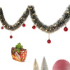 Green Metal Wire Christmas Tree Garland
