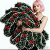 Green Metal Wire Christmas Tree Garland
