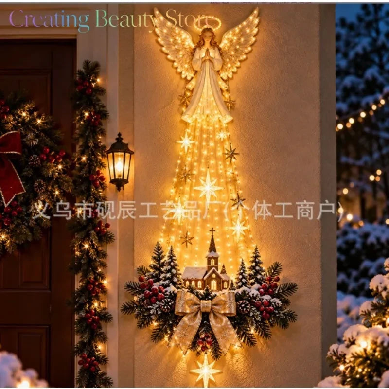 Lighted Nativity Wall Decor