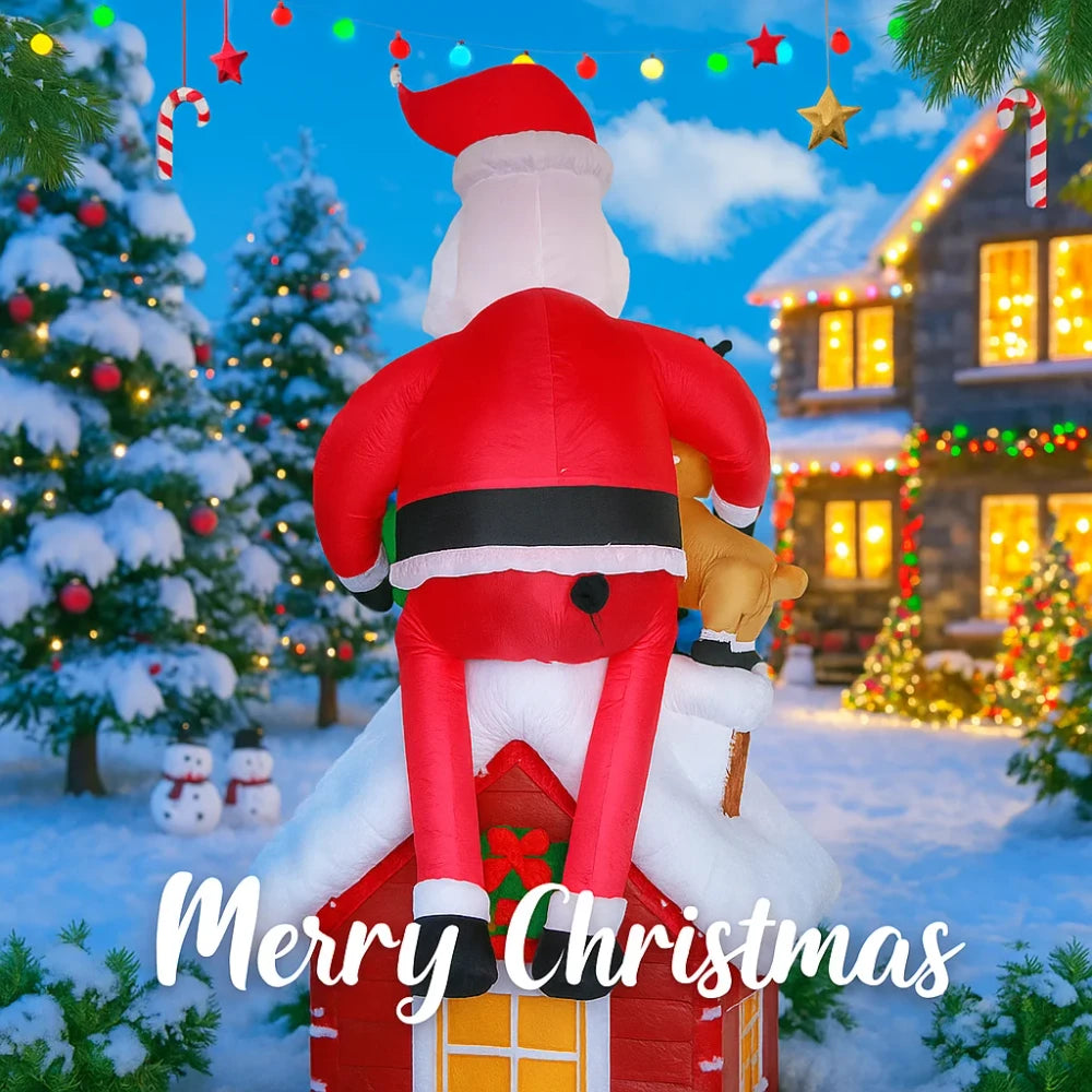 Inflatable Santa Claus Yard Decoration