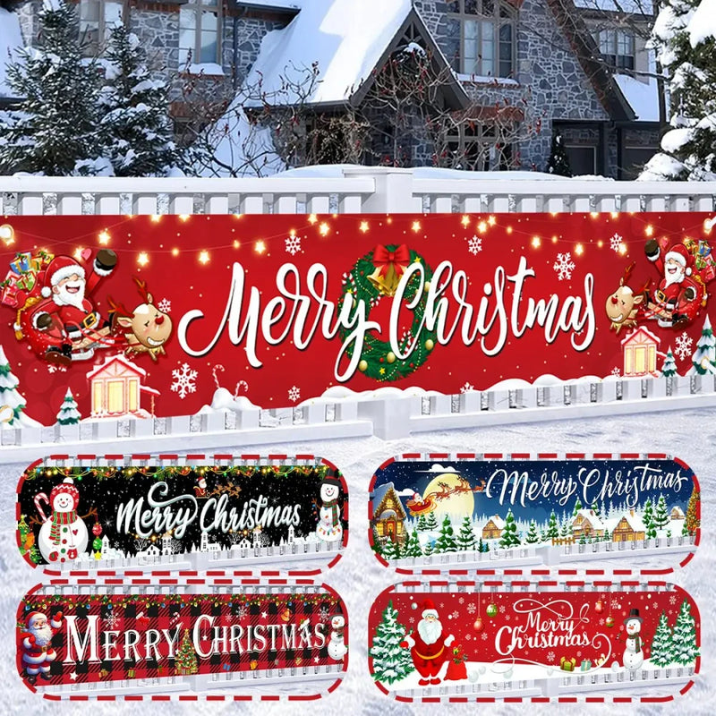 Christmas Outdoor Holiday Banner