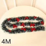 Green Metal Wire Christmas Tree Garland