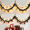 Green Metal Wire Christmas Tree Garland