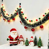 Green Metal Wire Christmas Tree Garland